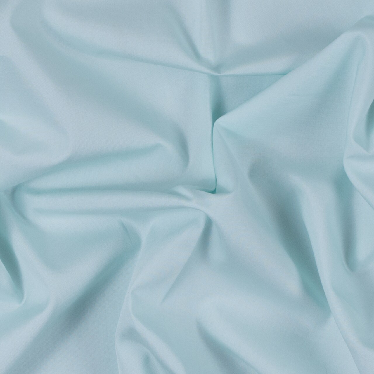 1 Yard Aqua Pima Cotton Broadcloth Fabric for Premium Shirting